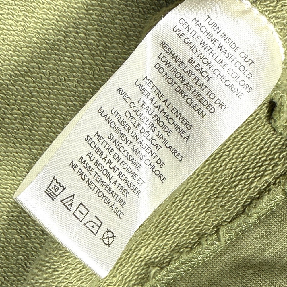 Anthropologie Top Womens Medium Floral Embroidered Sweatshirt Boxy Cropped Boho - Picture 11 of 12